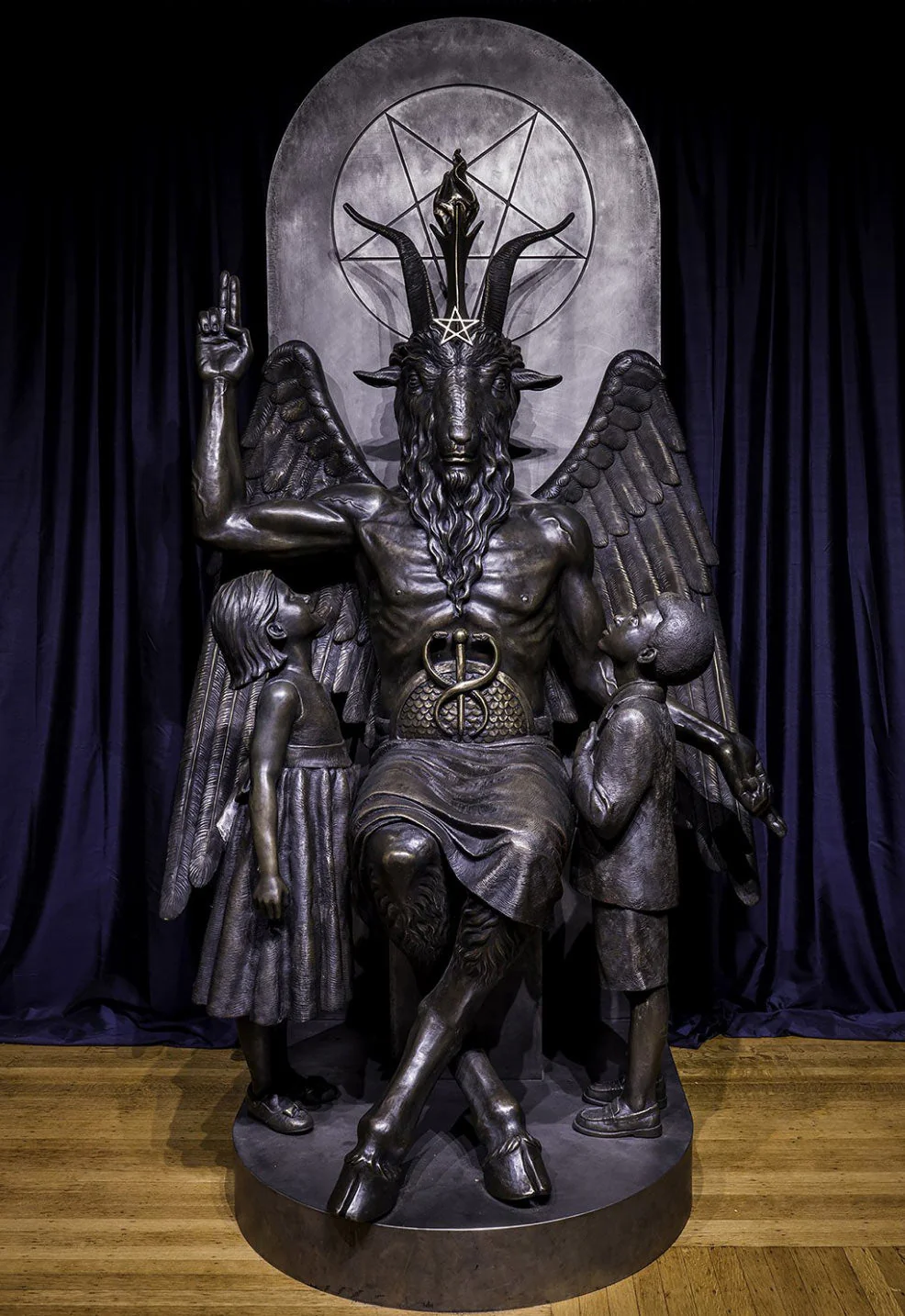 Baphomet statue